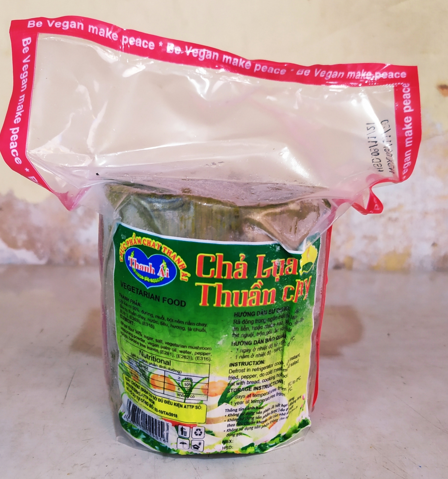 Chả lụa chay/thực phẩm chay