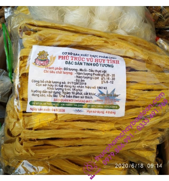 Phù trúc khô Huy Tính - 1kg/bịch