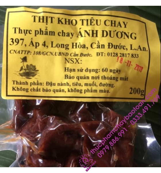 Thịt kho tiêu Ánh Dương - 200gm
